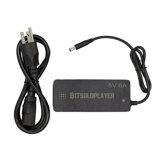 Bitaxe 5V 6A 30W DC Power Supply Adapter For Bitaxe Max,Ultra,Gamma,Nerdaxe Power Adapter US PLUG