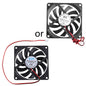 12V 2-Pin 80x80x10mm PC Computer CPU System Heatsink Brushless Cooling Fan 8010 Desktop PC Chassis Radiator Cooler Fans