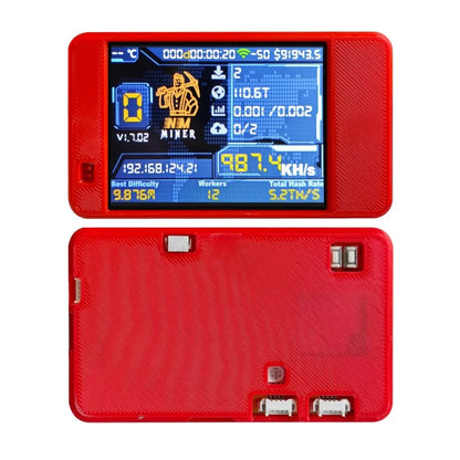 NMMiner NerdMiner CYD Hashrate 980KH/s Lucky Miner ESP32-2432S028 2.8 inch Cheap Yello Display Crypto Solo Lottery Bitcoin DROOM