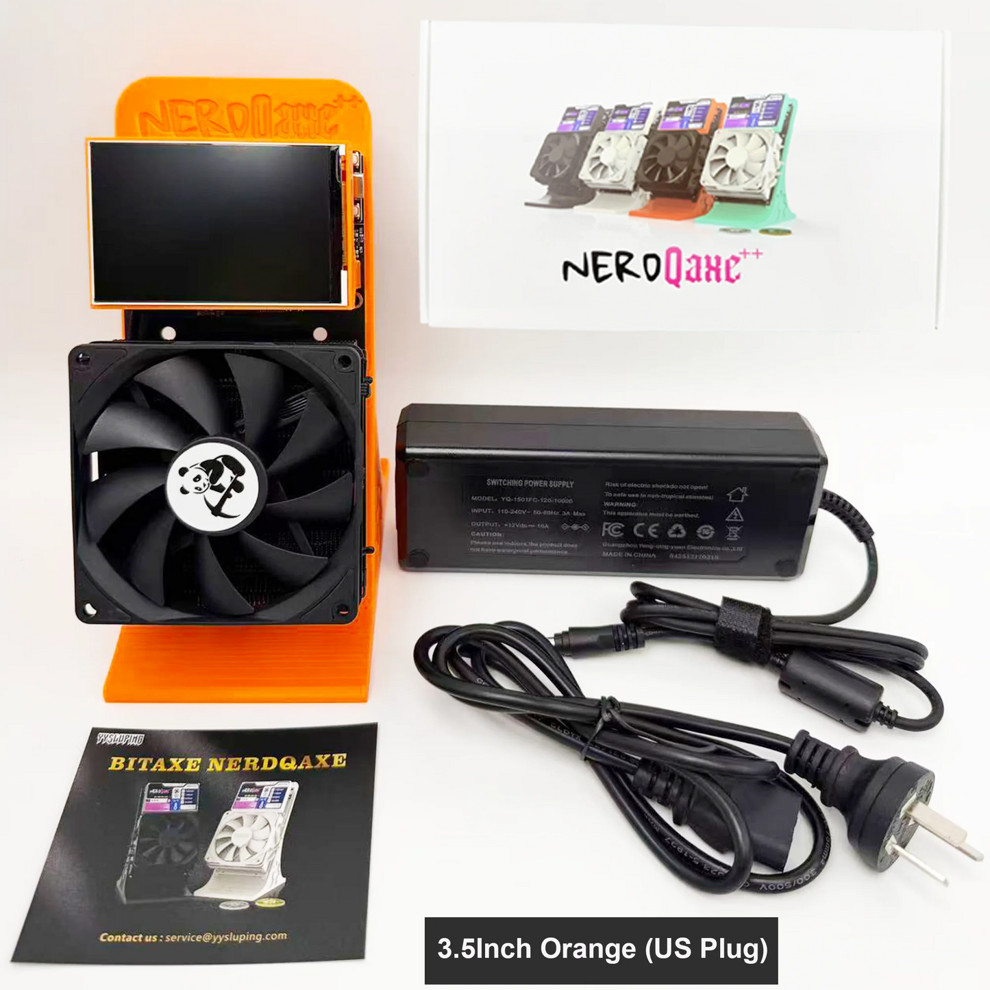 NerdQaxe++ 4.8TH/s Bitcoin Miner 4-Chip BM1370 ASIC - 72W Low Power WiFi SHA-256 Quiet 40dB Home Crypto Mining Device