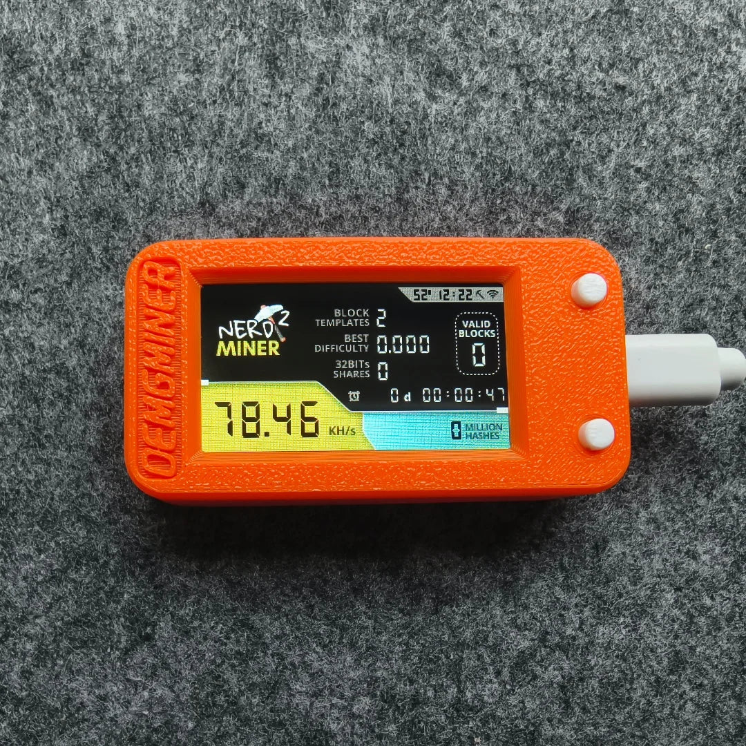 offical Nerdminer V2.0 T-display S3 Bitcoin Nerd Miner Hashrate 78KH/s V1.6.3 Bitcoin btc Lottery Miner Lilygo btc lottery miner