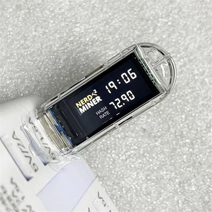 B43C Mini USB Mining Machine NerdMiner V2 74KH/S USB BTC Crypto Miner Solo Lottery Miner BTC Solo Miner with Display