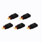 RCXAZ RC XT60 Female to Male T Plug Connector Adapter Wireless RC LiPo Battery Connector for Deans Male to XT60 Female (5PCS)