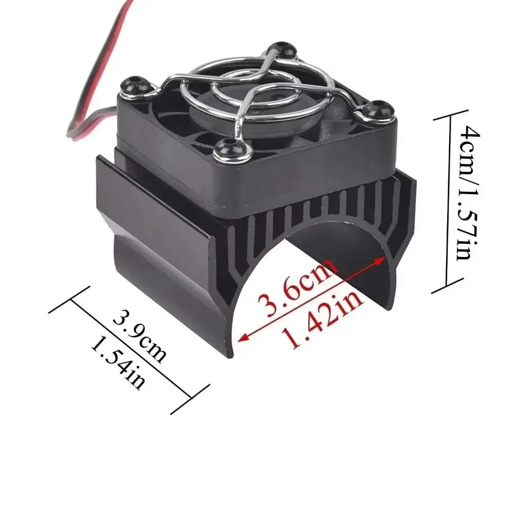 Metal Material Heat Sink 3660 Motor 3670 Motor Cooling Fan 3650 Motor 36mm Inner Diameter Motor Radiator Cooler
