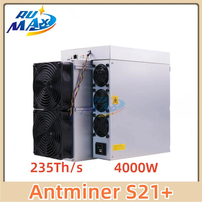 Antminer S21+ 235Th/s 3564W in stock BTC Miner ASIC Bitcoin Antminer S21+ Bitcoin Miner S21 Plus Than Antminer S21 S19K