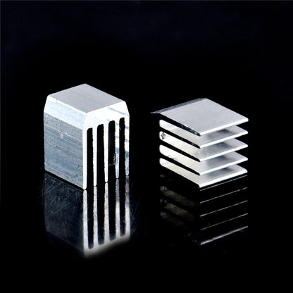 10pcs Aluminum Cooling 9x9x12MM Heat Sink Radiator Heatsink Cooler Electric Tools