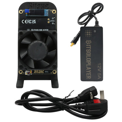 Open Source Bitaxe GT 801 Gamma Turbo Dual BM1370 ASIC 2.4TH/s 40W Bitcoin Miner With XT30 Power Supply