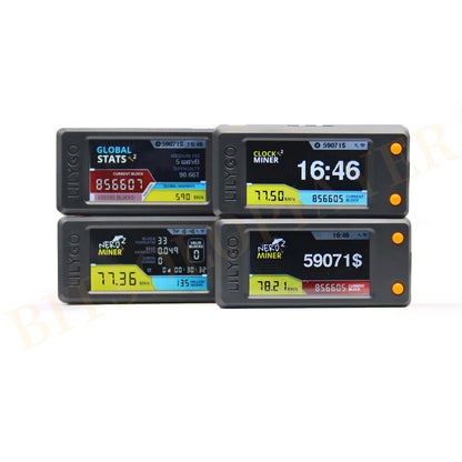 NerdMiner V2 T Display S3 Bitcoin Lottery Miner  NerdMiner V2.0 78KH/s Hashrate Upgraded BTC Lotto Machine