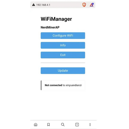 ABQR NerdMiner V2 78kh/S Hashrate Bitcoin Nerd Miner BTC Lottery Miner Solo Btc Crypto Miner Mining Machine with Display
