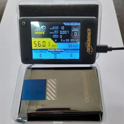 Nerdminer V2 PLUS  New Bitcoin Solo Lottery Miner Lilygo  Btc Lottery Miner 78 KH/s Nerd Miner  BTC lottery Miner