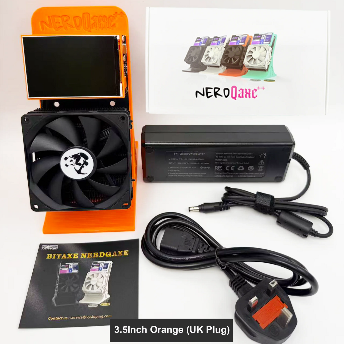 NerdQaxe++ 4.8TH/s Bitcoin Miner 4-Chip BM1370 ASIC - 72W Low Power WiFi SHA-256 Quiet 40dB Home Crypto Mining Device